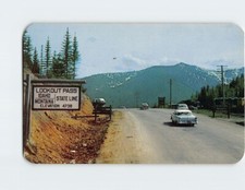 Postcard Lookout Pass on Highway 10 Bitterroot Mountains Idaho USA