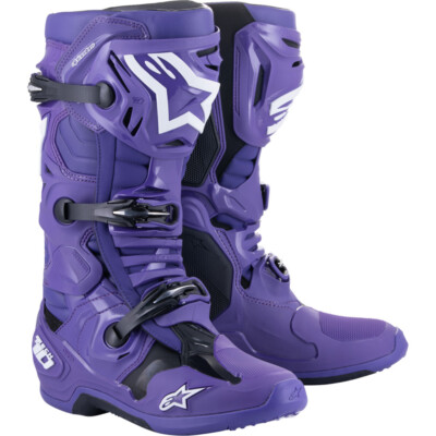 Alpinestars Tech 10 Boots MX Motocross PURPLE/BLACK Sizes 7-14 MX Astars  NEW
