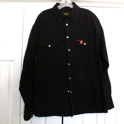 ref A-13 Chemises rouge country western Stars and Stripes homme | la joya-western
