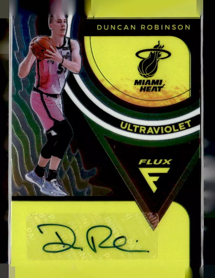 Duncan Robinson trading card