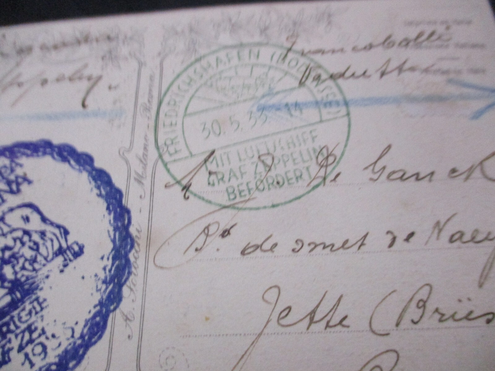 VOLO ZEPPELIN - ZEPPELIN P.A. L. 3 + DECENNALE C. 35 + others 'ROME 26.5.35'