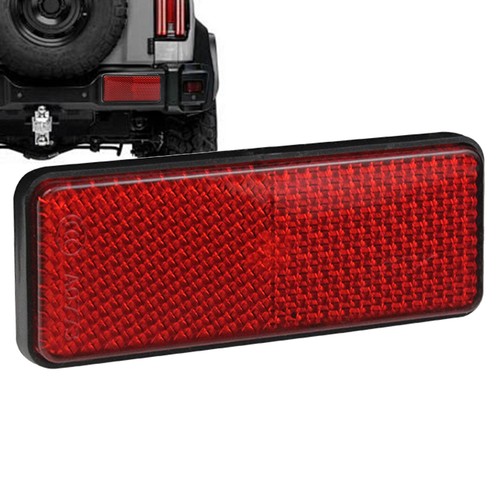 4 Pcs Motorcycle Red Reflectors Screw Mount Reflective Warning Reflector - Picture 6 of 11