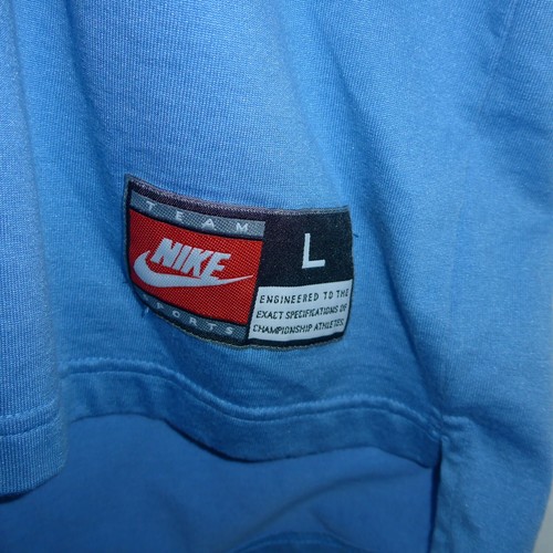Maglia maglietta vintage Nike North Carolina Tar Heels UNC basket riscaldamento tiro L - Foto 2 di 4
