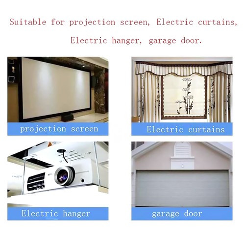Projector Screen Remote Control RF Remote Curtain Remote Motor Remote w/Battery - Picture 5 of 13