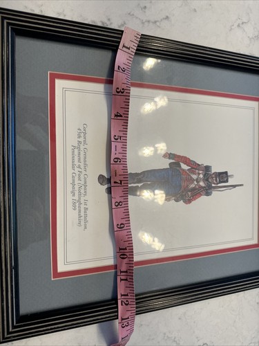Framed Vtg Soldier Art Print Richard Scollins Grenadier Company 1st Battalion - Picture 5 of 8