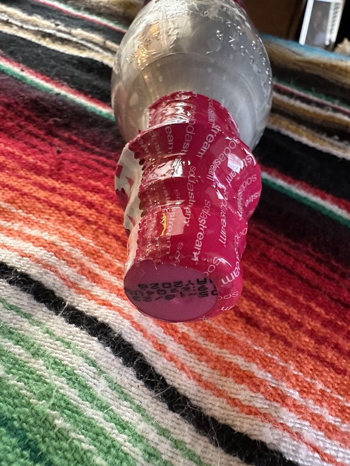 FULL • SEALED • NEW • 2 Sodastream Pink Quick Connect Co2 60L Cylinders