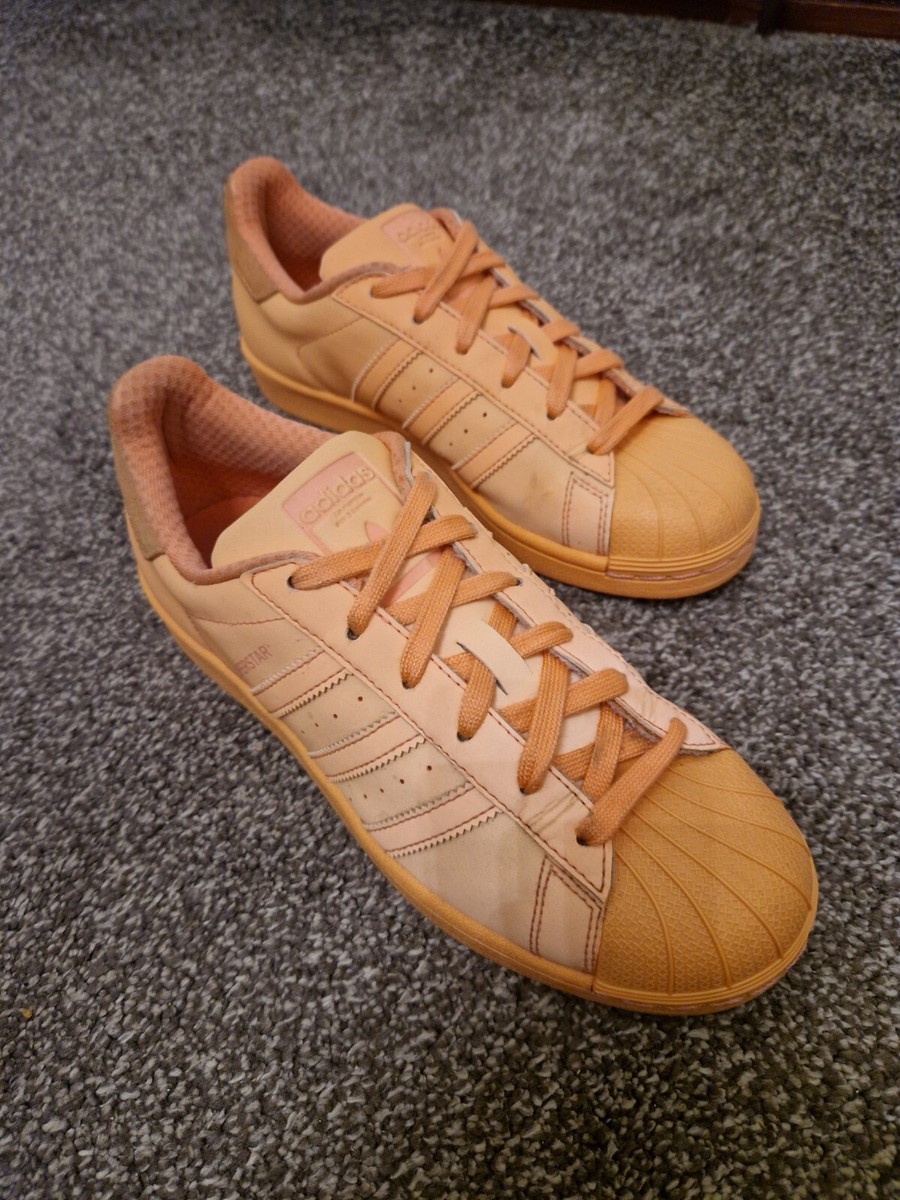 Adidas Superstar Adicolor Sunset Glow Orange Reflective UK5 EU38