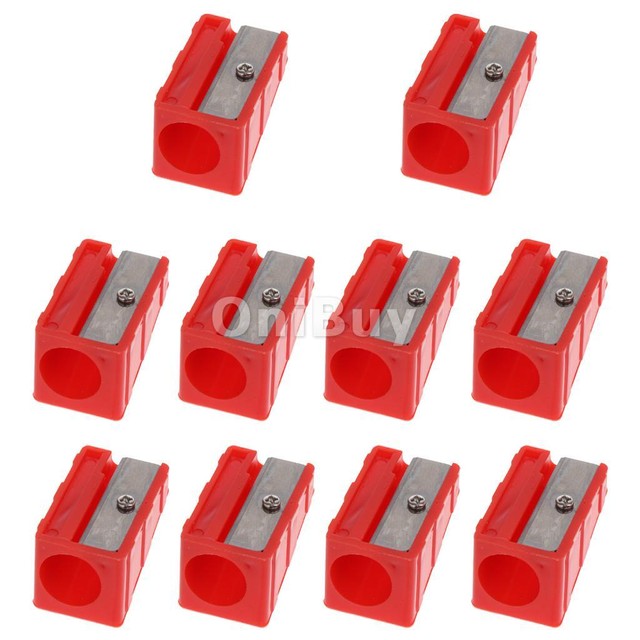 10pcs Red Billiards Snooker Pool Cue Tip Sharpener Repair Trimmer Corrector eBay
