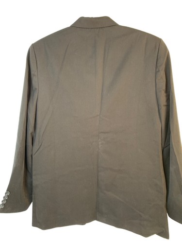 Calvin Klein Youth Boys Black Two-Button Suit Jacket Size 18R Polyester Blend - Picture 6 of 9