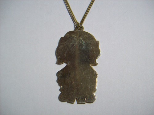 Lote de (2) Collares Collares Colgantes Vintage RAGGEDY ANN Esmalte Dije Años 70 - Imagen 14 de 14