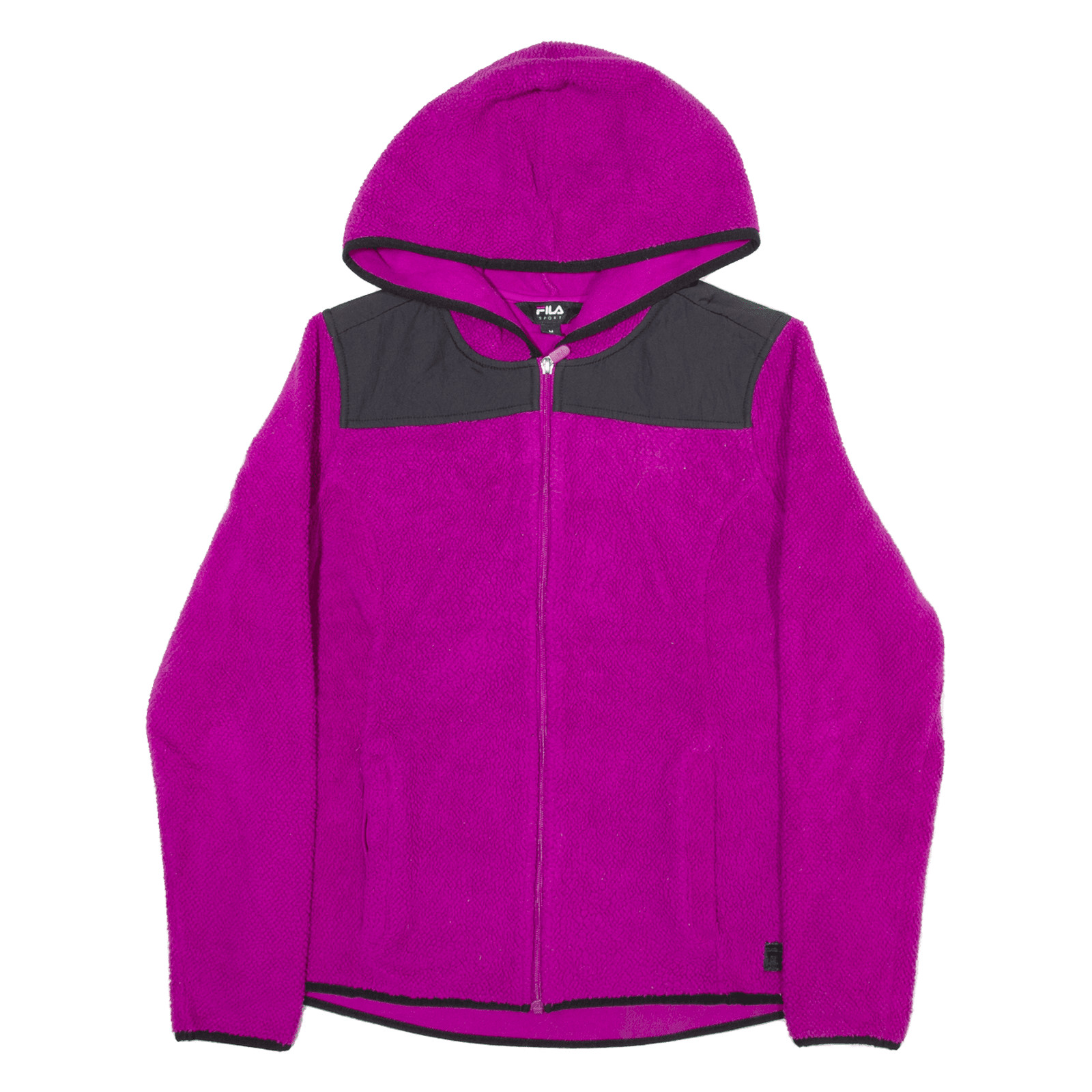 FILA Felpa con Cappuccio Rosa Full Zip Donna M