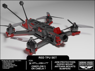 iFlight CineFlow 5 or CineLR 7 TPU Protector Set Choose From 10 Different Colors