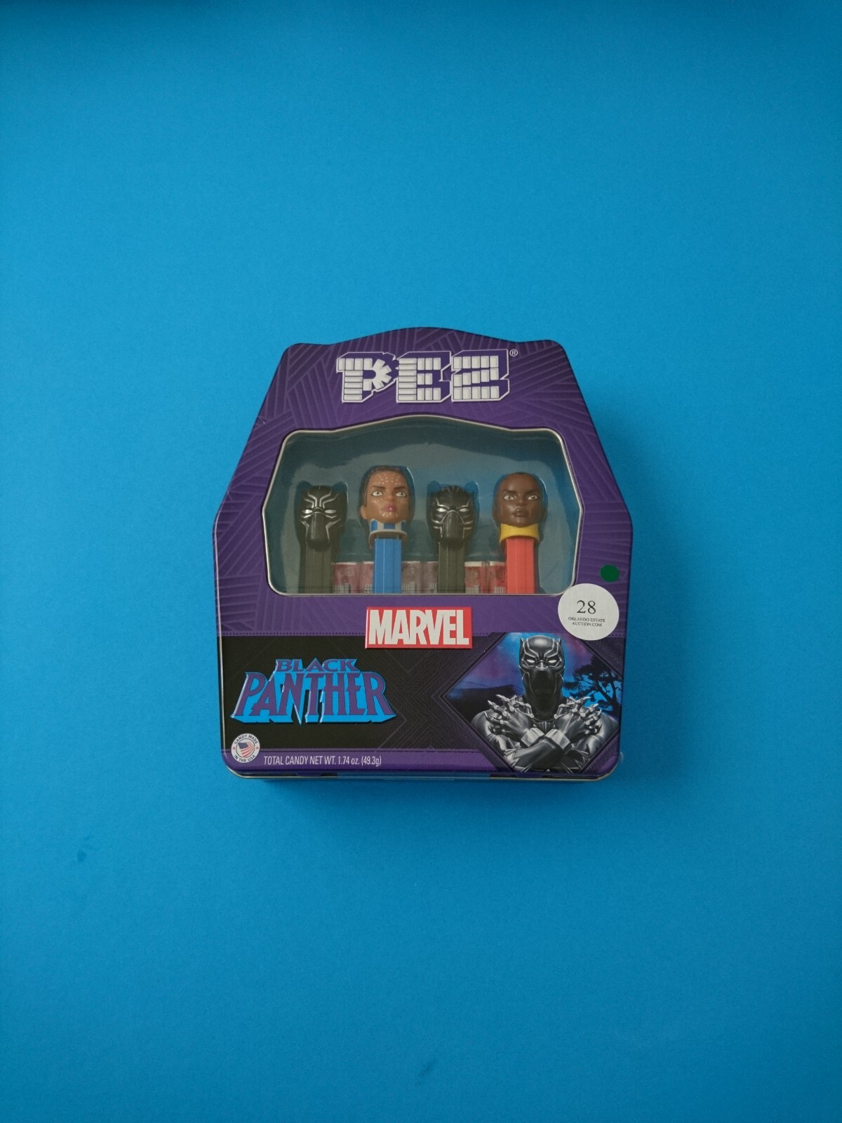PEZ MARVEL BLACK PANTHER GIFT SET "BRAND NEW" Candy Tin Factory Sealed (2022) thumbnail 2