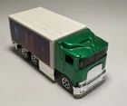Vintage HOT WHEELS Green HIWAY HAULER TWIN TOWERS/LIBERTY/EMPIRE 1/64 Diecast