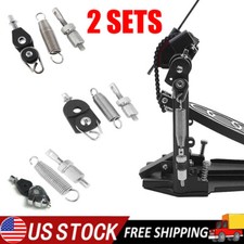 Replacement Bass Drum Foot Pedal Spring Assembly for Percussion Instrument 2Sets