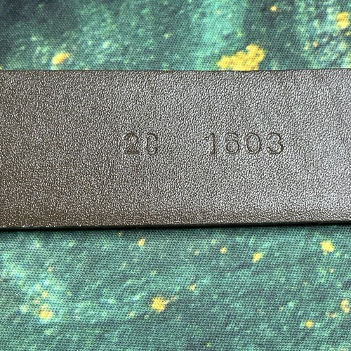 PRADA Belt Leather Plain Men's 2C 1603 - Picture 5 of 6