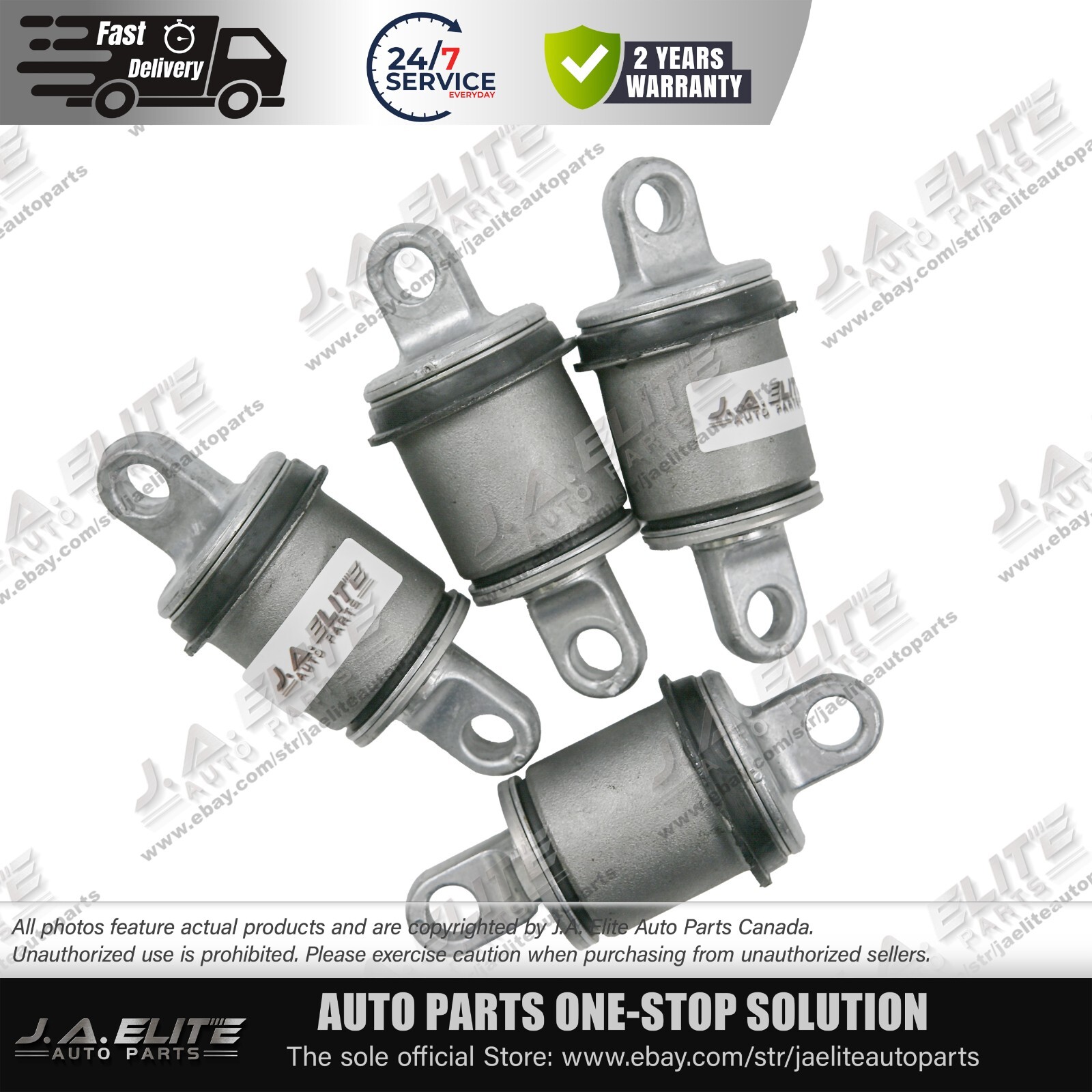 4pcs Front Rear Lower Control Arm Bushing fit Ferrari 599 612, OE: 196789