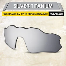 1.5MM POLARIZED Replacement Lenses for Oakley Radar EV Path OO9208, Silver