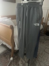 Women's The North Face Fleece Lined Relaxed Fit Gray Jogger Sweatpants NWT