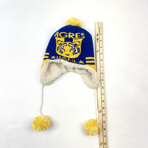 Cappello invernale Tigres UANL International Soccer Team Pom Pom Beanie taglia unica - Foto 7 di 7