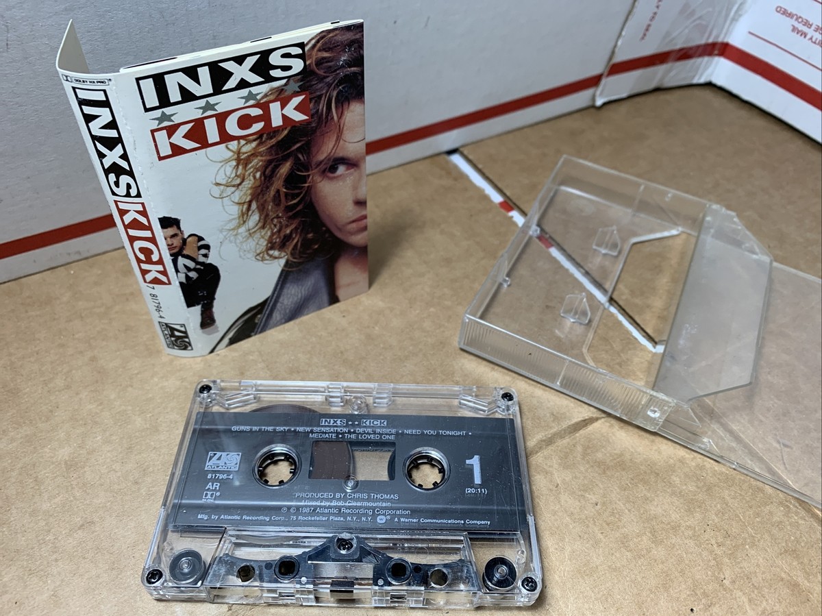 1987 INXS KICK LP Cassette Atlantic Album TESTED in CASE Michael