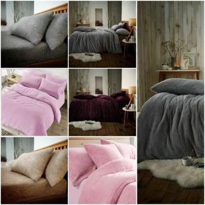 IMPERIAL Christmas Luxury Teddy Bear Beddings Thermal Warm Extra Soft Cosy like Lamb Wool