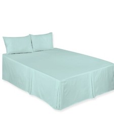 Base Valance Sheet Polycotton Box Pleated Bed Skirt Platform Sheet All Sizes
