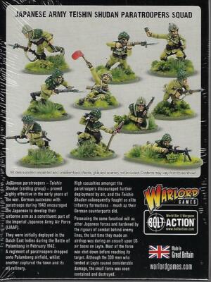 Bolt Action Japanese Teishin Shudan Squad NIB NEW Warlord Bolt Action Japanese Teishin Shudan Squad NIB NEW Warlord