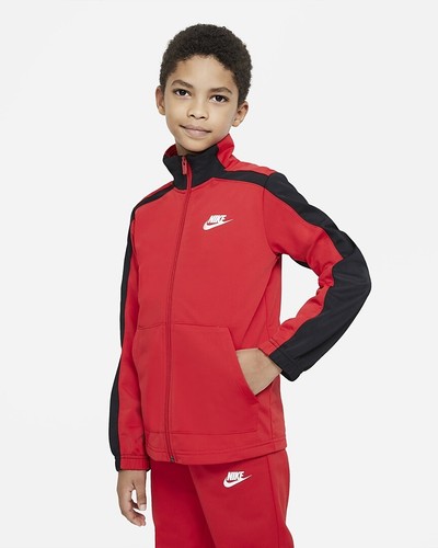 Nike Anzug Sportswear, Junior - 657 ( Rot/Schwarz/Weiß ) - Bild 3 von 10