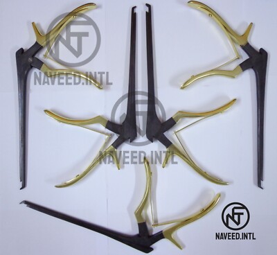 Kerrison Rongeurs 7 Inches Set of 5 PCs (1 to 5mm) 45 Degree Up Orthopaedic Kit