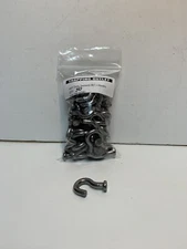 50 Heavy Duty J Hooks (Trap Modification Trapping Supplies Trap Fastener)