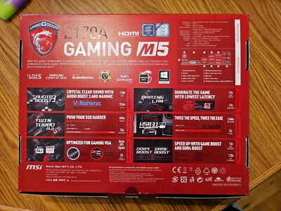 MSI Z170A Gaming M5 LGA 1151/Socket H4, Intel Motherboard | eBay