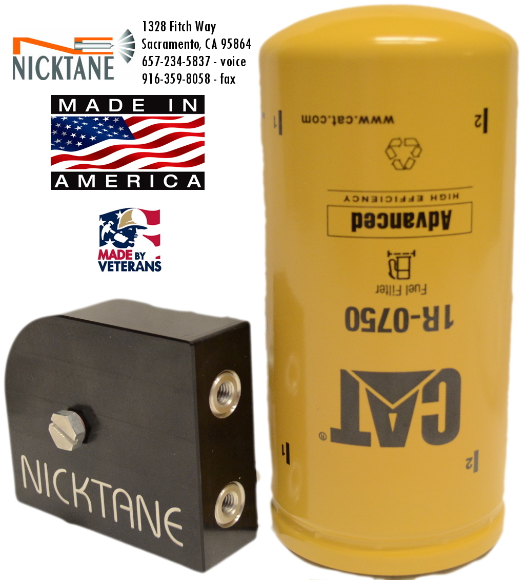 Napa 4770 Wix 24770 Diesel Fuel Filter Mounting Base for CAT 1R0749 or