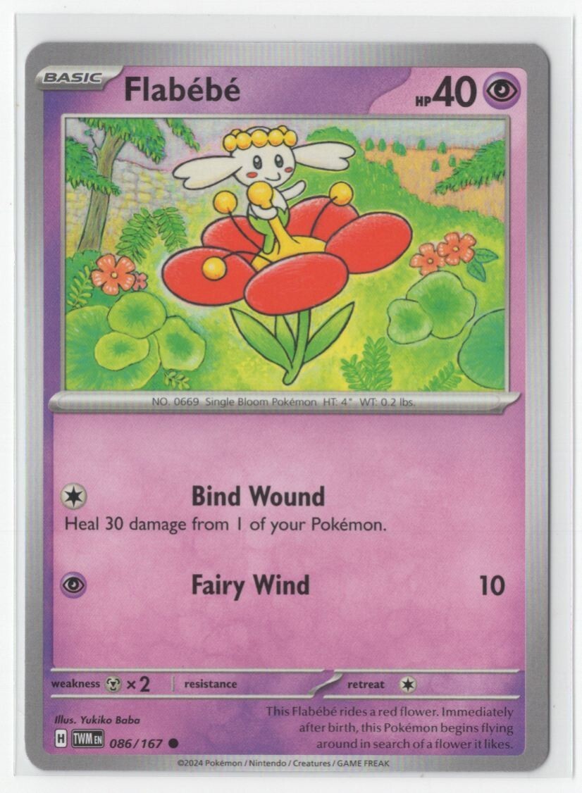 Pokemon Twilight Masquerade - 086/167 Flabebe