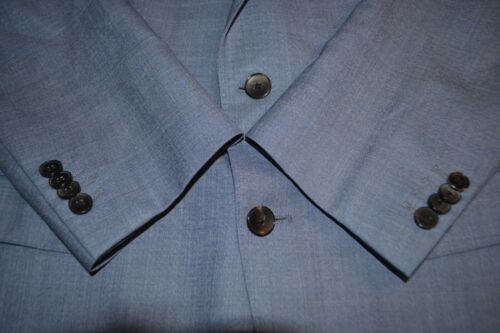 Hugo Boss Herren Drago Super 130s Wolle Blau 2 Knopf Anzug Gr. 42SH Wst 36x30 - Bild 9 von 22
