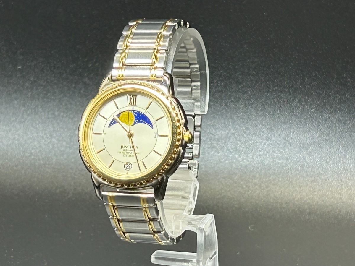 Citizen Junction Square Quartz 6185-K04891 Moon Phase Men's