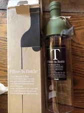 HARIO Cold Brewed TEA BOTTLE FIB-30 Filter In A Bottle 300ml Olive Green NEW