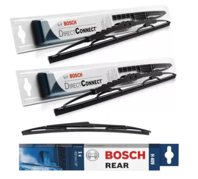 Set of 3 Bosch Wiper Blade Left + Right + REAR For 2003 - 2009 LEXUS GX470