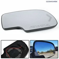 Passenger Side Mirror Glass Heated Turn Signal Fit For 03-07 Chevy GMC Cadillac