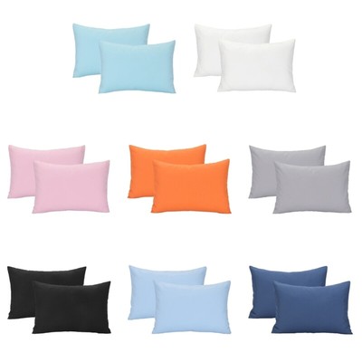 Children Travel Pillow Cover 2pcs Breathable Microfiber Pillow Case Kids Bedding