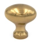 Belwith P9175-07 1-1/4" X 3/4" Oval Knob Antique Brass