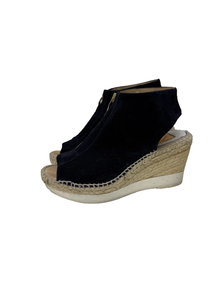 KANNA Azul Marino Gamuza Cuña Alpargata Sandalias Zapatos 37 España Carmen Saiz Foto 4 de 4