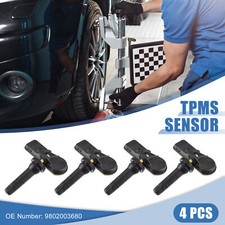 4pcs 9802003680 Tire Pressure Monitoring System Sensor for Citroen Berlingo