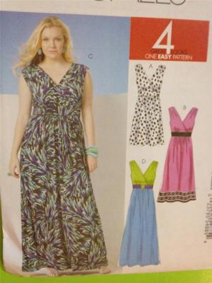 McCalls Sewing Pattern 6073 Ladies Misses Dress Three Lengths Size 8-16 ...