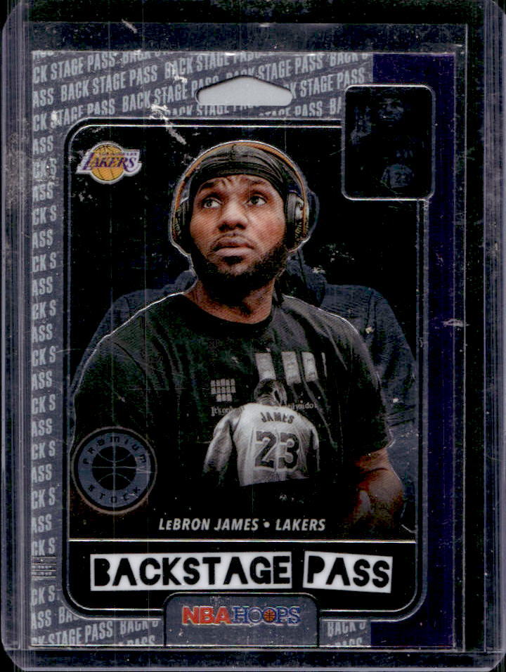 凹LEBRON凹　　左右セット 専用ページ LeBron James 2019 Hoops #7 Back Stage Pass - Holo Price Guide