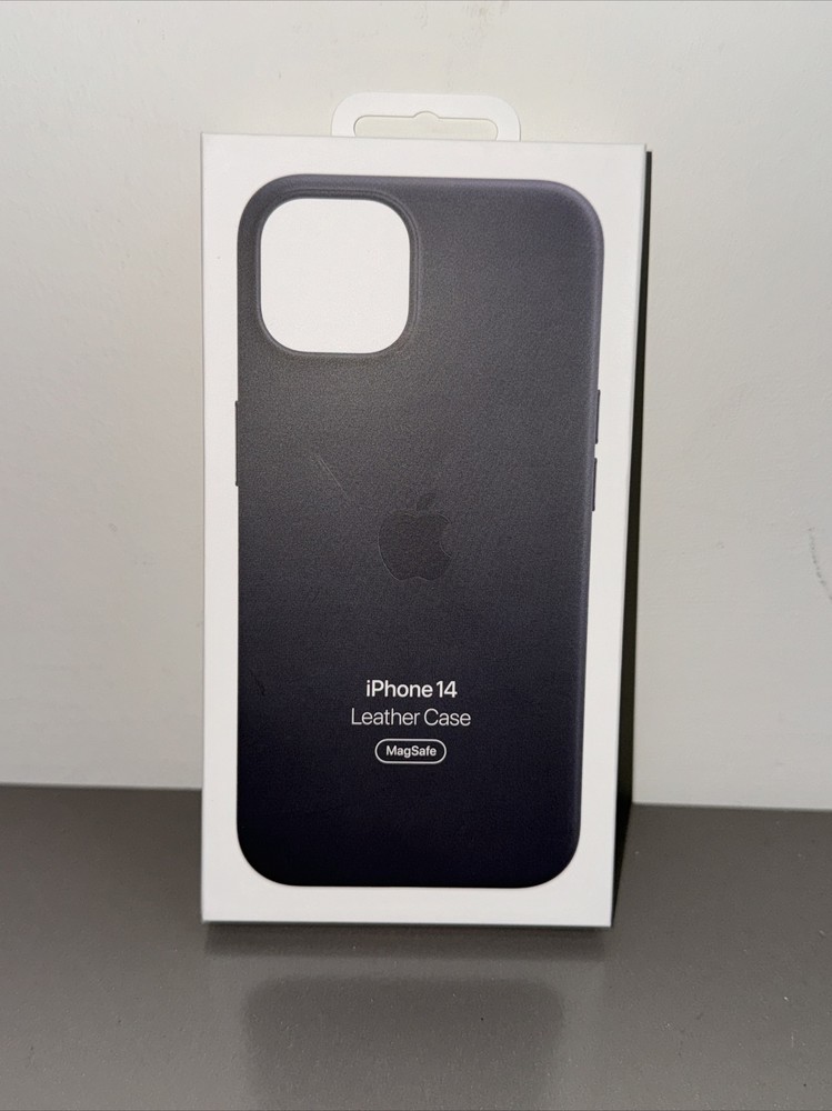 Brand New ORIGINAL Apple Leather Case MagSafe iPhone 14 Midnight MPP43ZM/A OEM