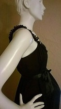 NWOT "Motherhood Maternity" Sleeveless Empire Waist Little Black Dress size S