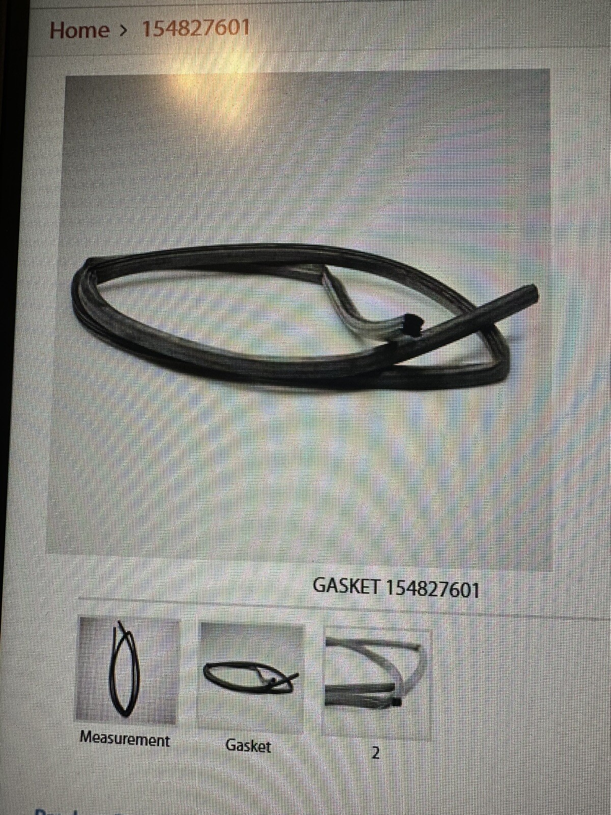 Dishwasher Tub Gasket for Frigidaire Ap5690109 Ps8260227 154827601