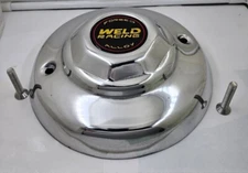 WELD RACING FORGED ALLOY CENTER CAP # 9" INCH X 2 1/2 " INCH POLISHED   WHEELS 