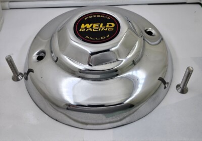 WELD RACING FORGED ALLOY CENTER CAP # 9'' INCH X 2 1/2 '' INCH POLISHED   WHEELS 